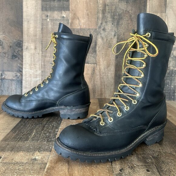 Whites Hathorn Explorer H7809 Logger Packer Plain Toe Work Boots Mens 12 D - Picture 1 of 12